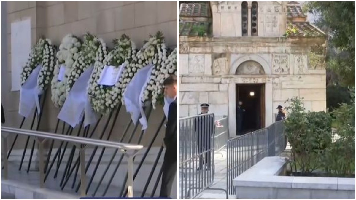 Σε λαϊκό προσκύνημα η σορός της Ελένης Γλύκατζη Αρβελέρ πριν την εξόδιο ακολουθία