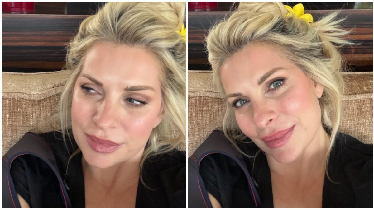 Ελένη Μενεγάκη: Oι φωτογραφίες με νάρθηκα στο χέρι που ανησύχησαν τους followers της 