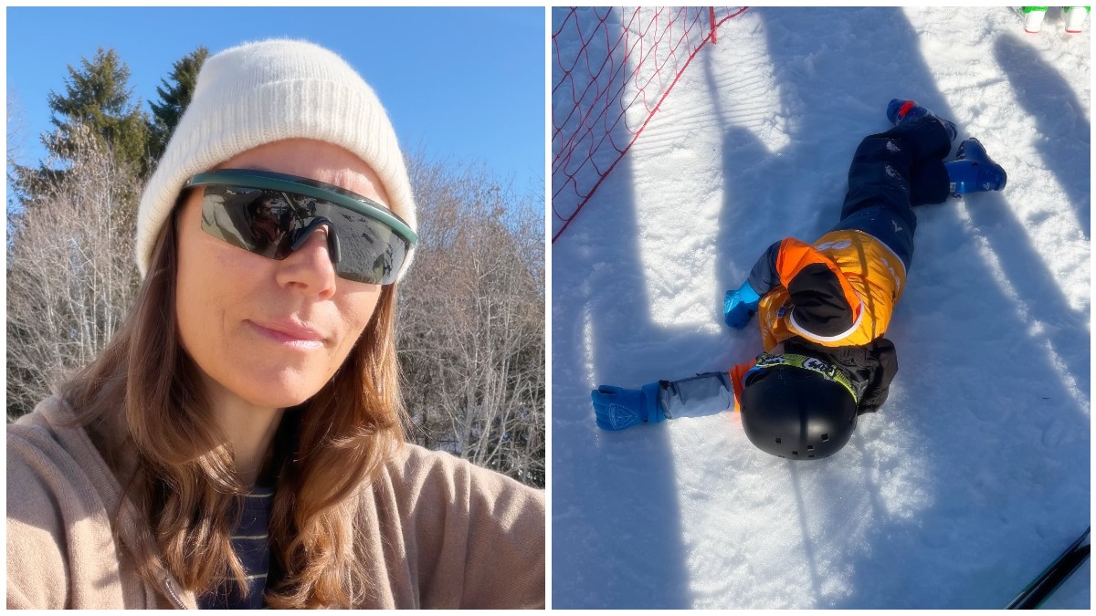 Βίκυ Καγιά: Οικογενειακή εξόρμηση για σκι με τον Ηλία Κρασσά και τα παιδιά τους σε χιονοδρομικό