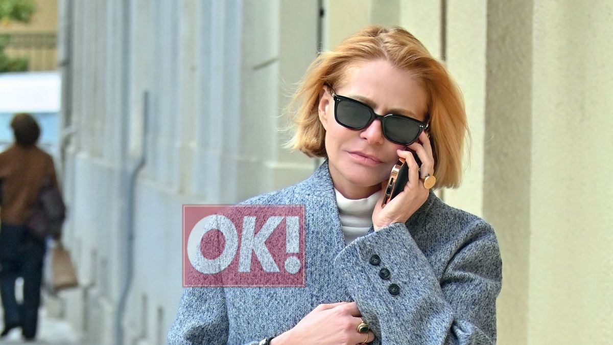 Τζένη Μπαλατσινού: Ο φακός του ΟΚ! την απαθανάτισε με casual εμφάνιση στο κέντρο της Αθήνας