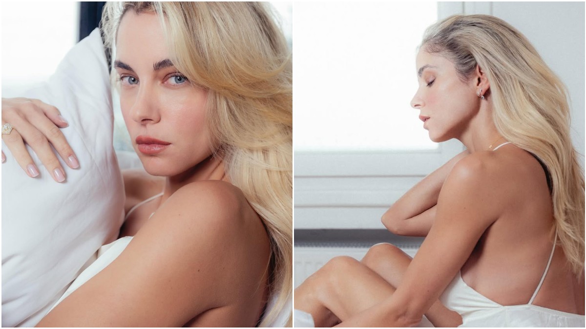 Δούκισσα Νομικού: Μέσα απο ένα καρουζέλ φωτογραφιών, υποδέχεται τον Φεβρουάριο ντυμένη στα λευκά