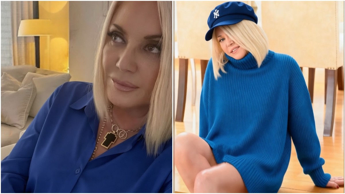 Ρούλα Κορομηλά: Το «μπλε του κόσμου» και το μήνυμα που αποπνέει αυτοπεποίθηση και ηρεμία