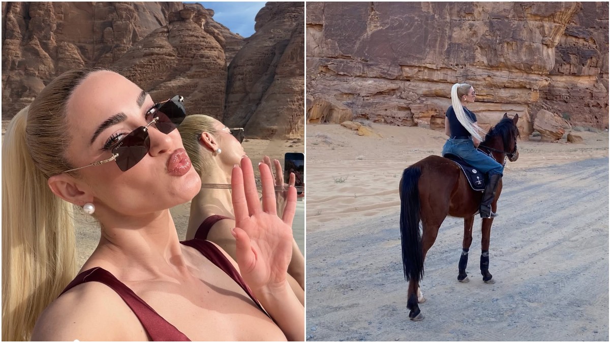 Ιωάννα Τούνη: Το μήνυμά της για το ταξίδι της στη Σαουδική Αραβία: «Προτελευταία μας μέρα»