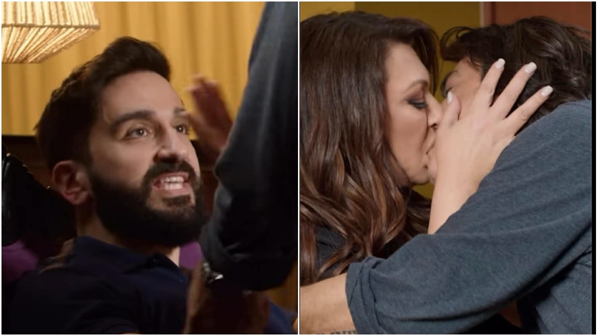 Καίτη Γαρμπή και Διονύσης Σχοινάς: Πήγαν στον Διονύση Ατζαράκη ως «σύμβουλο γάμου» και το κοινό «έλιωσε» με ένα φιλί