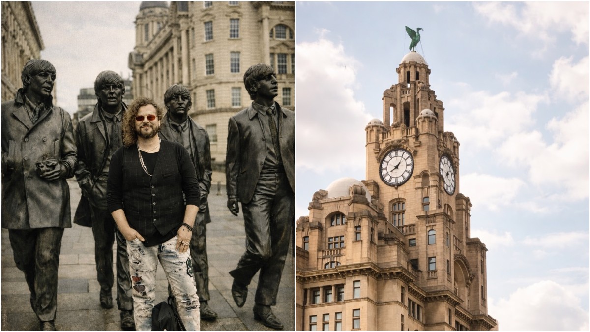 Χρήστος Δάντης: To «προσκύνημα» στο Λίβερπουλ και το μουσικό του ταξίδι, μέσα από ένα καρουζέλ φωτογραφιών