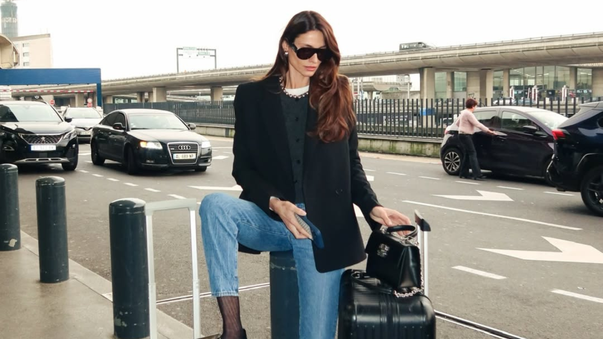 Ηλιάνα Παπαγεωργίου: Με αυτό το look στο αεροδρόμιο έκλεψε τις εντυπώσεις