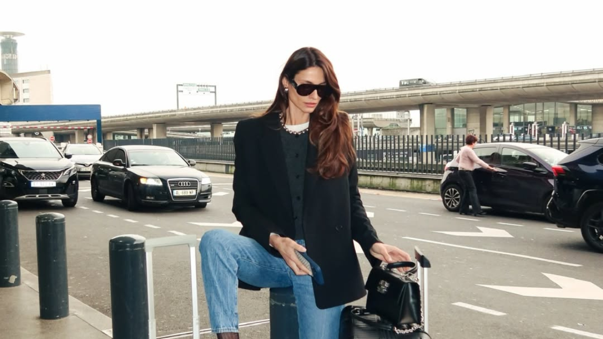 Ηλιάνα Παπαγεωργίου: Με αυτό το look στο αεροδρόμιο έκλεψε τις εντυπώσεις