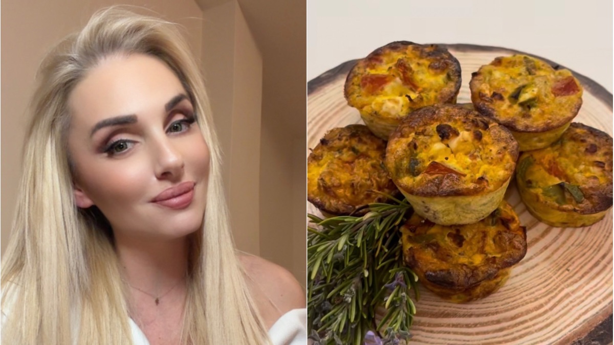 Υγιεινά μάφινς ομελέτας με λαχανικά