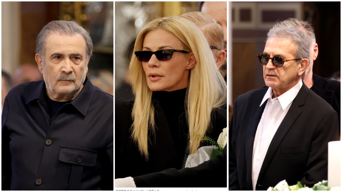 Θλίψη στην κηδεία της Μαρινέλλας: Πλήθος κόσμου και καλλιτεχνών στη Μητρόπολη Αθηνών για το τελευταίο «αντίο»