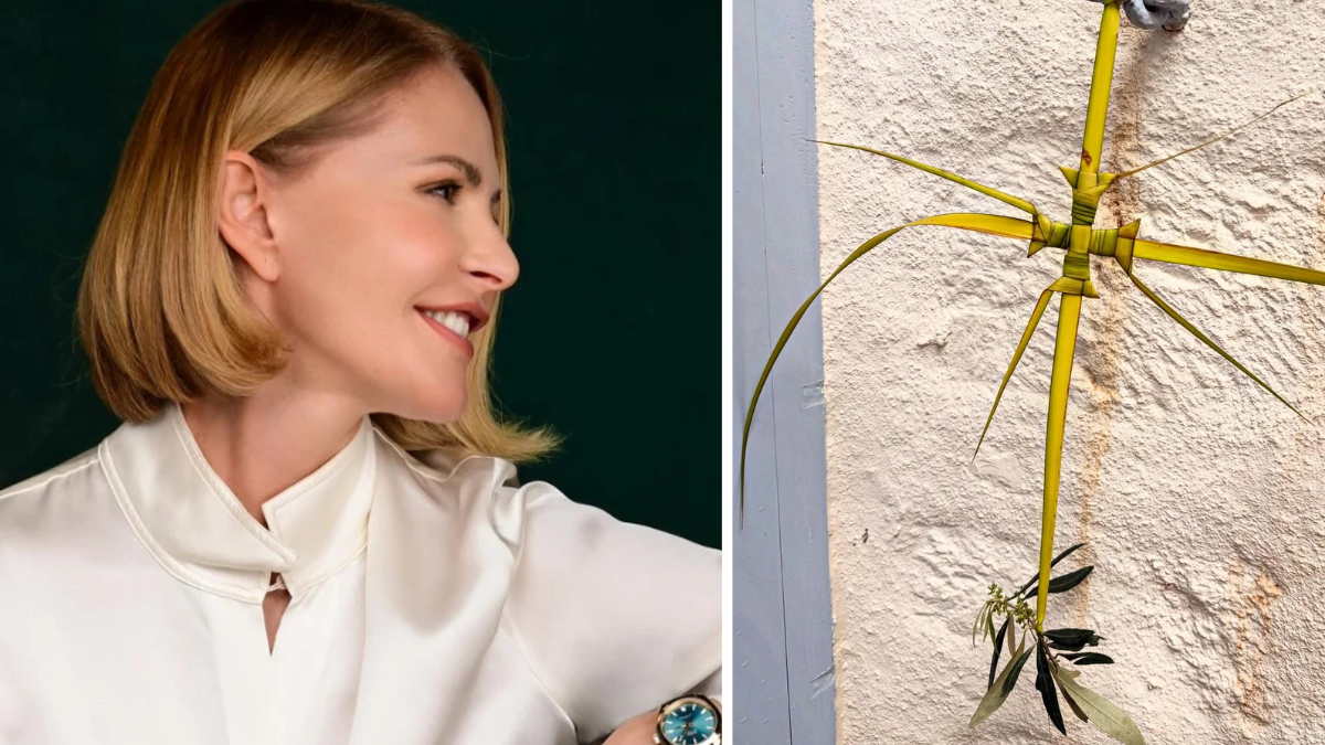 Τζένη Μπαλατσινού: Το Πάσχα της στην Πάτμο ξεκίνησε