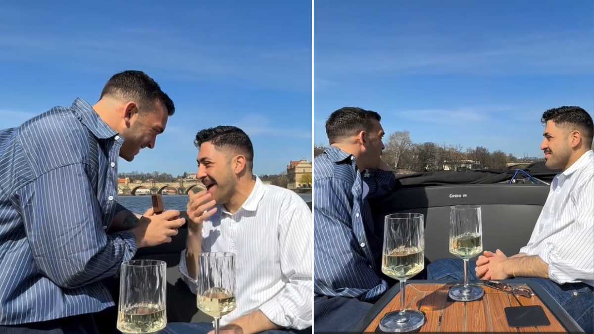 Ιάσονας Μανδηλάς: Έκανε πρόταση γάμου στον σύντροφό του στην Πράγα!