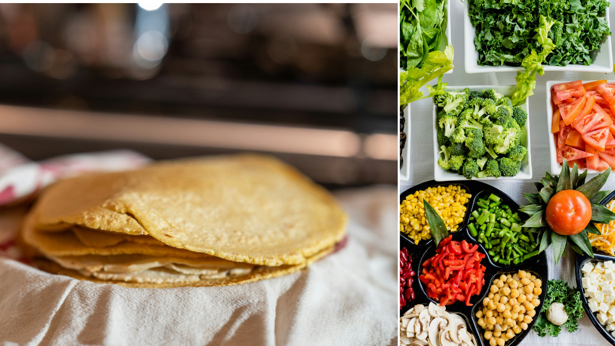 Ιδέα για δεύτερο βραδινό: Τορτίγιες με αυγό, τυρί και λαχανικά