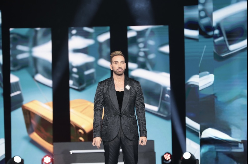 smoking jacket με frog fastening