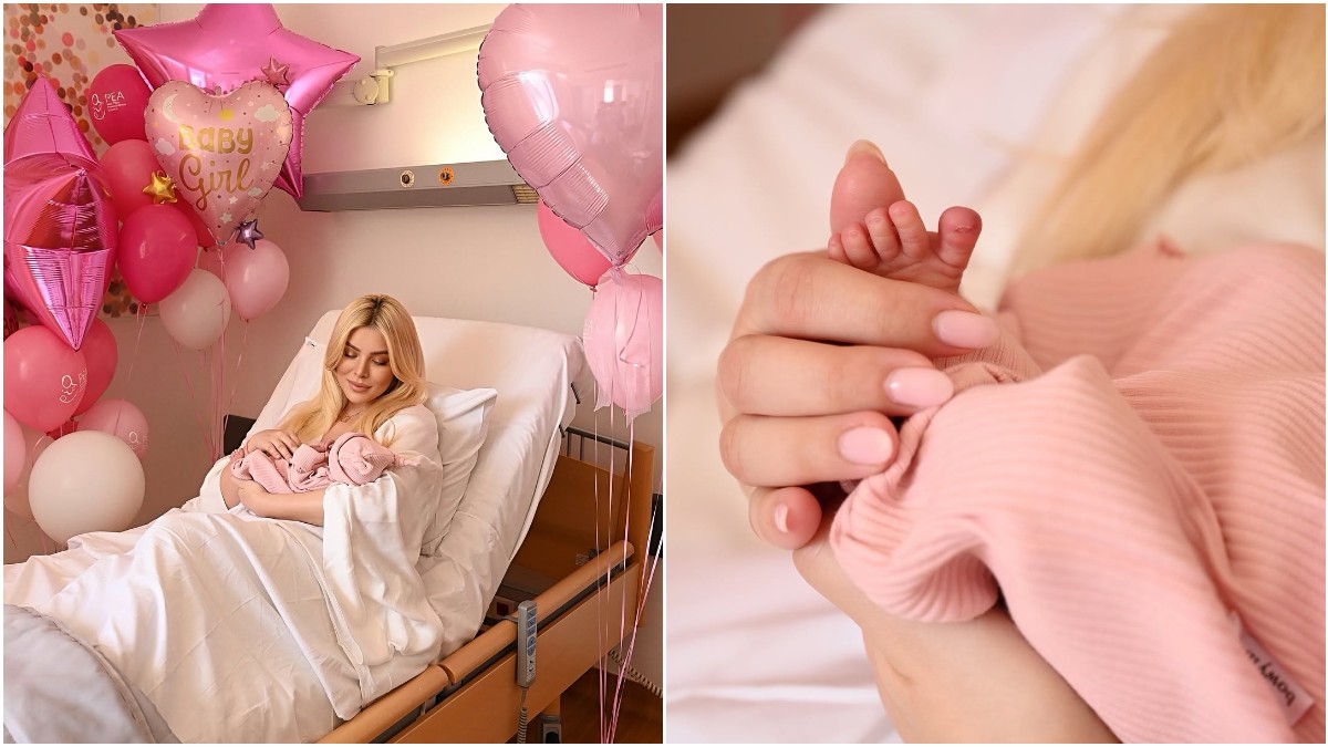 Κατερίνα Καινούργιου: Οι πρώτες φωτογραφίες με την κορούλα της από το μαιευτήριο και το τρυφερό της μήνυμα στον Παναγιώτη Κουτσουμπή