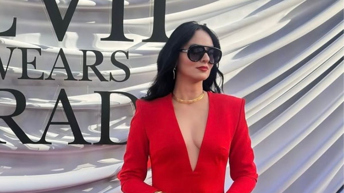 Ζενεβιέβ Μαζαρί: Λάμψη και υψηλή μόδα στο κόκκινο χαλί του «The Devil Wears Prada 2»