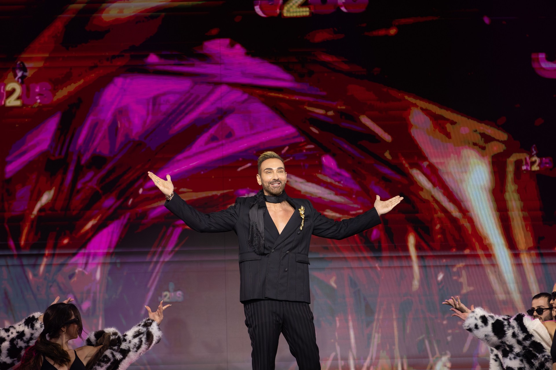 Η Μαρία Αλιφέρη και ο Γιάννης Ζουγανέλης στην κριτική επιτροπή του J2US