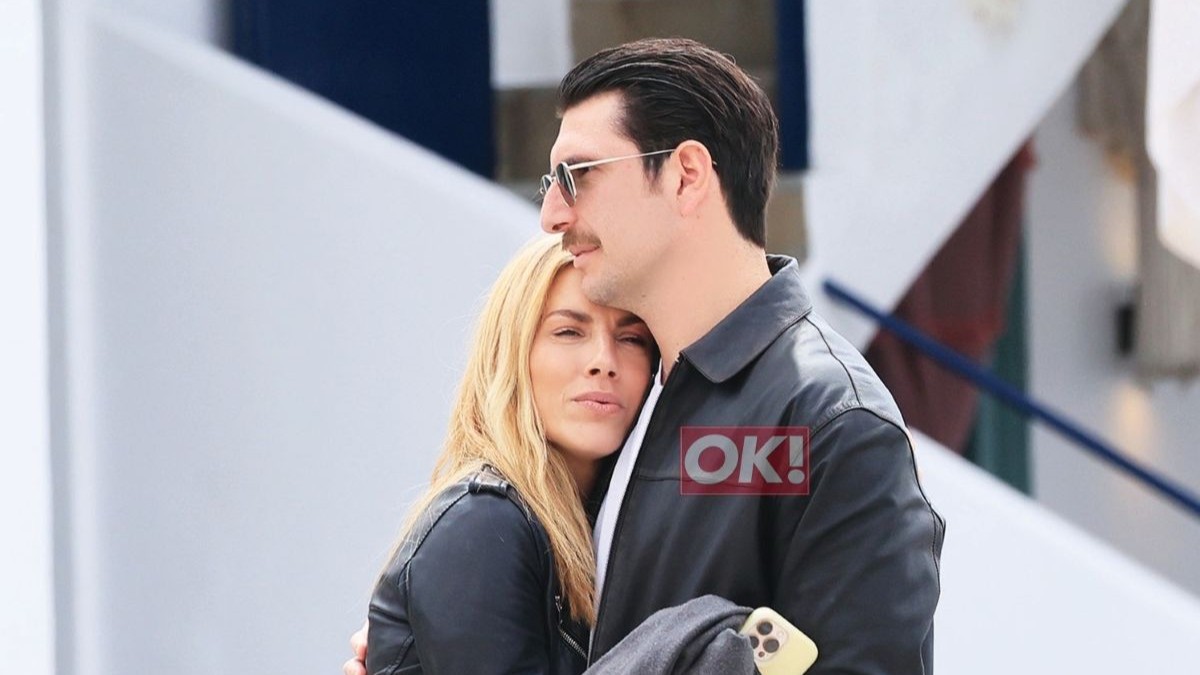 Ντορέττα Παπαδημητρίου – Γιώργος Γεροντιδάκης: Τρυφερά στιγμιότυπα στη Χώρα της Μυκόνου!