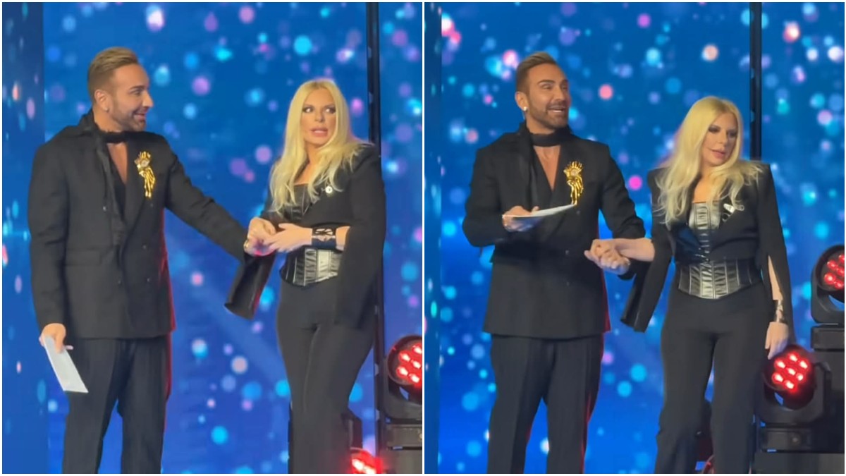 Αννίτα Πάνια: Το total black look της παρουσιάστριας, δια χειρός Πάρη Βαλταδώρου