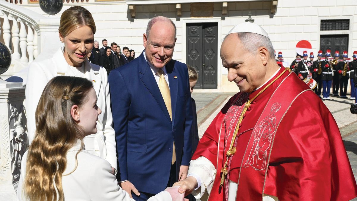 Πριγκιπική οικογένεια του Μονακό: Η μεγαλοπρεπής υποδοχή στον πάπα Λέοντα ΙΔ’