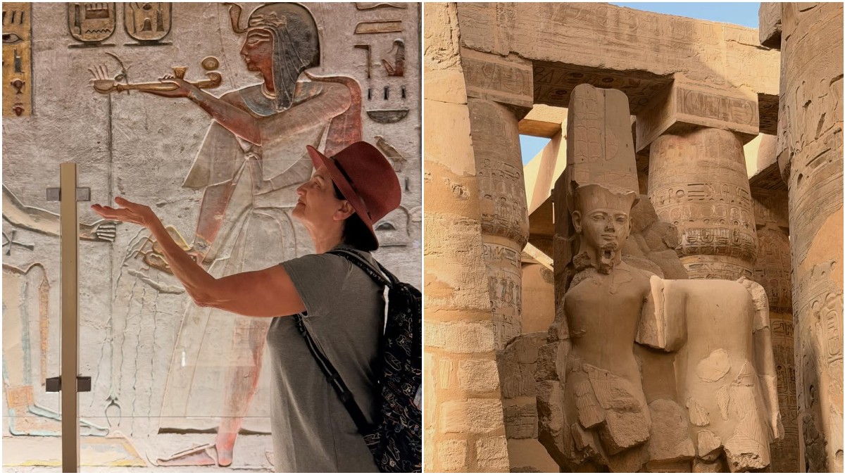 Άλκηστις Πρωτοψάλτη: Εντυπωσιακές εικόνες από την Αίγυπτο – Το φωτογραφικό της άλμπουμ που «μαγεύει»