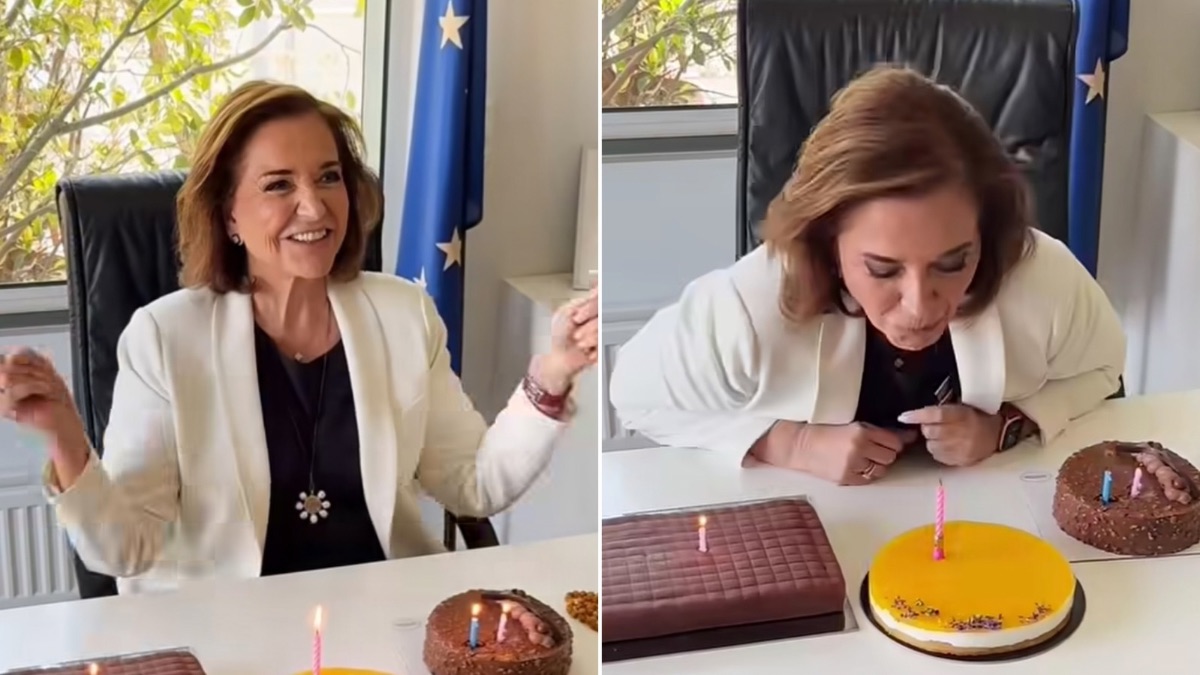 Ντόρα Μπακογιάννη: Η έκπληξη για τα γενέθλια της και το ευχαριστώ με την viral ατάκα