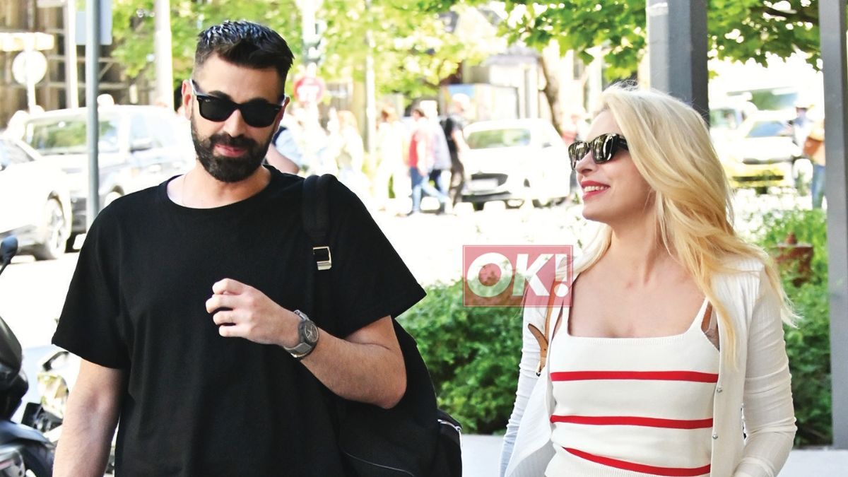 Ελένη Μενεγάκη: H χαλαρή βόλτα στο κέντρο της Αθήνας