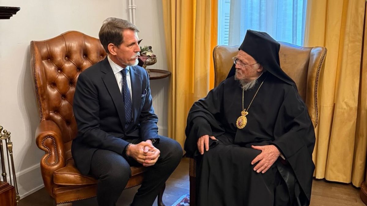 Παύλος Ντε Γκρες: Η συνάντηση με τον Οικουμενικό Πατριάρχη Βαρθολομαίο – Η ιδιαίτερη ανάρτηση
