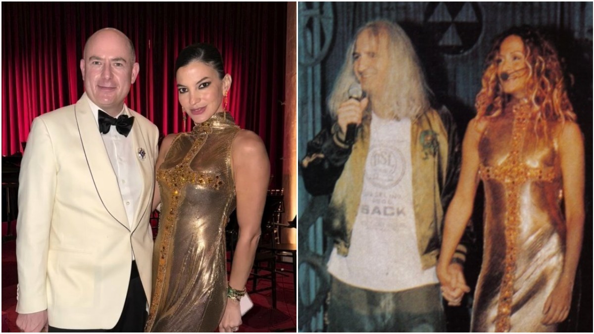 Δήμητρα Κούστα: Στη Βενετία με ίδιο φόρεμα Versace που φόρεσε η Άννα Βίσση το 1998