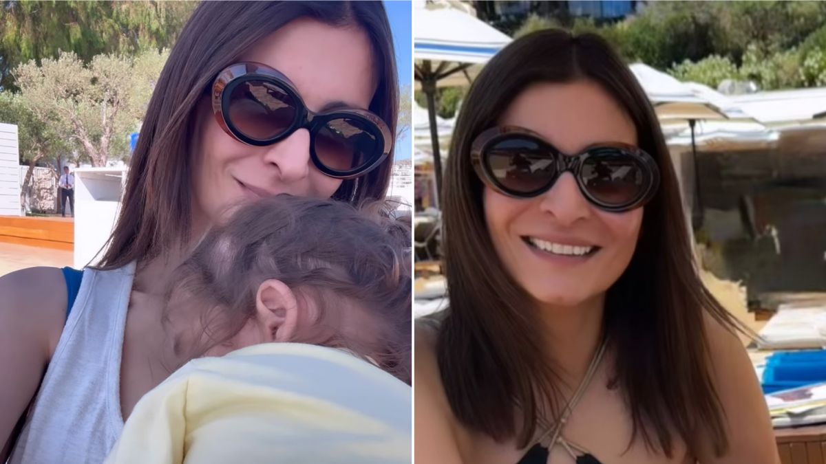 Αντιγόνη Κουλουκάκου: Τρυφερές καλοκαιρινές στιγμές με τον γιο της στη θάλασσα