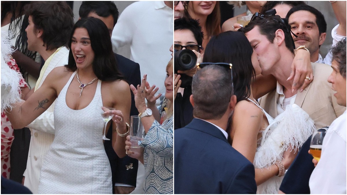 Ντούα Λίπα – Κάλλουμ Τέρνερ: Το λαμπερό wedding party στο Παλέρμο