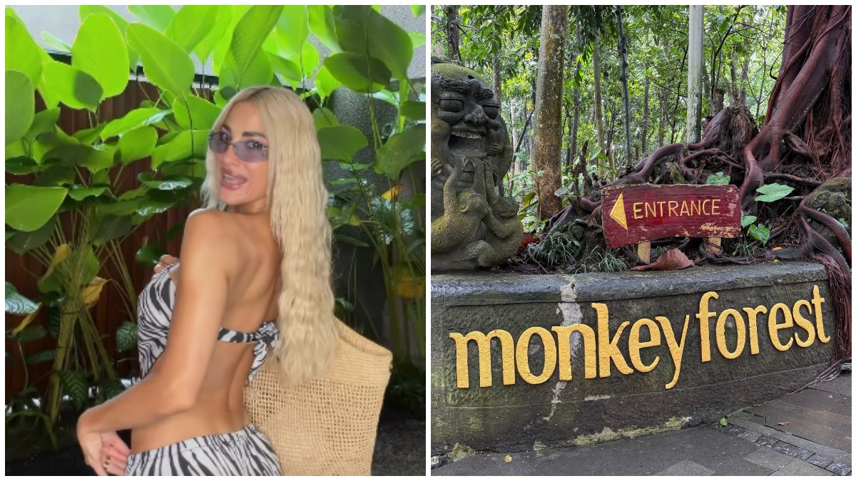 Ιωάννα Τούνη: Εξερεύνησε το εντυπωσιακό Monkey Forest στο Μπαλί