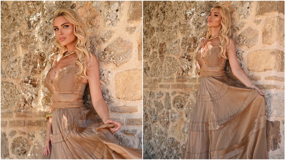 Κατερίνα Καινούργιου: Με boho διάθεση και χρυσές λεπτομέρειες κλέβει τις εντυπώσεις στις νέες της φωτογραφίες