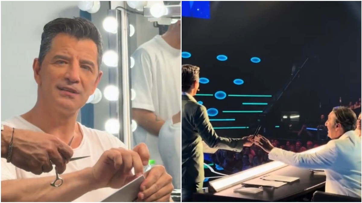 Σάκης Ρουβάς: Η backstage στιγμή που ζητάει αυτόγραφο από τον Ρένο Χαραλαμπίδη