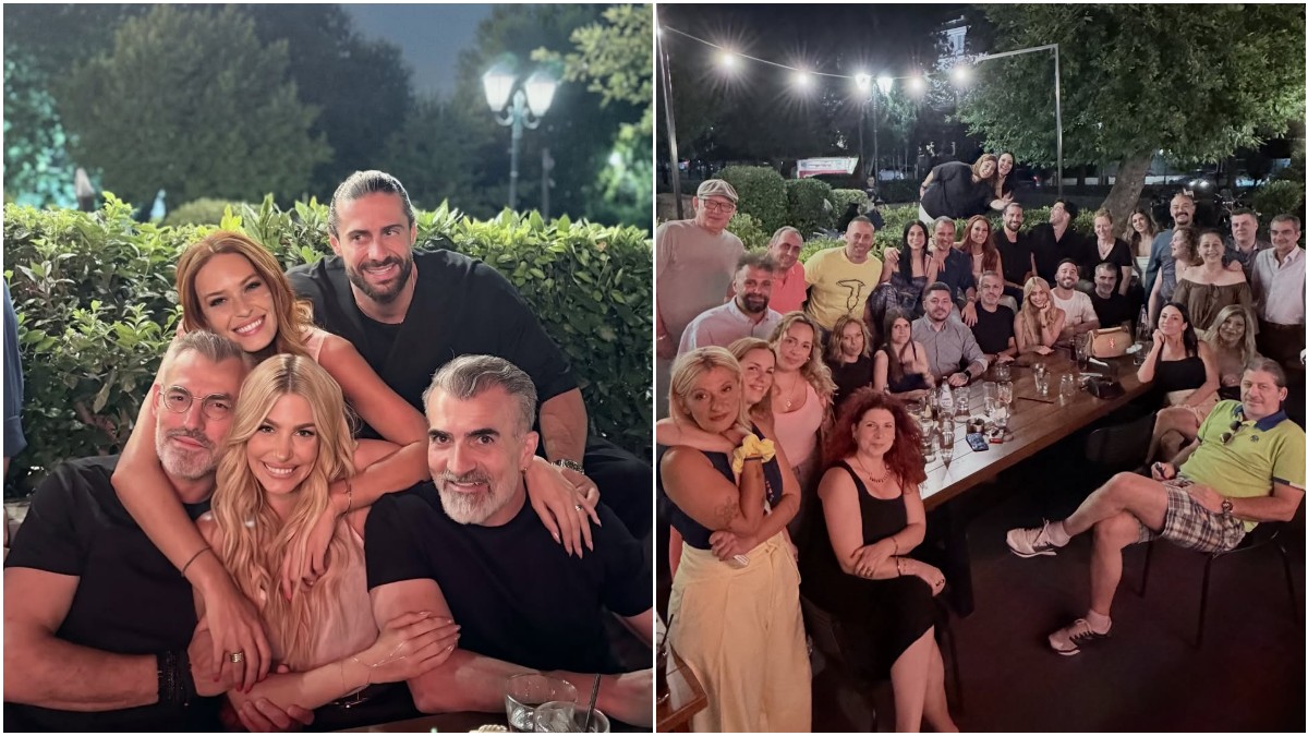 Σίσσυ Χρηστίδου: Βραδινή έξοδος με όλη την ομάδα του «Χαμογέλα και Πάλι» λίγες ώρες πριν πέσει η αυλαία της σεζόν