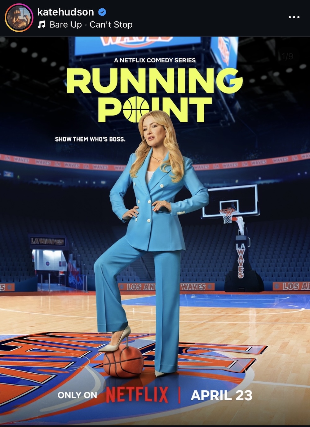 Kate Hudson Running Point