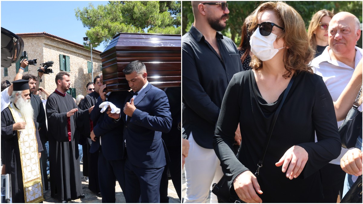 Μαίρη Λίντα: Συγκινημένη η κόρη της Ευαγγελία στο τελευταίο αντίο