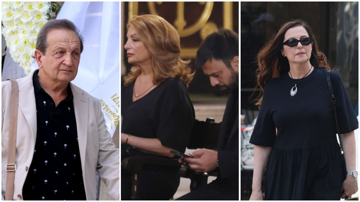 Κηδεία Μάρως Κοντού: Πλήθος κόσμου στη Μητρόπολη Αθηνών για το τελευταίο «αντίο»