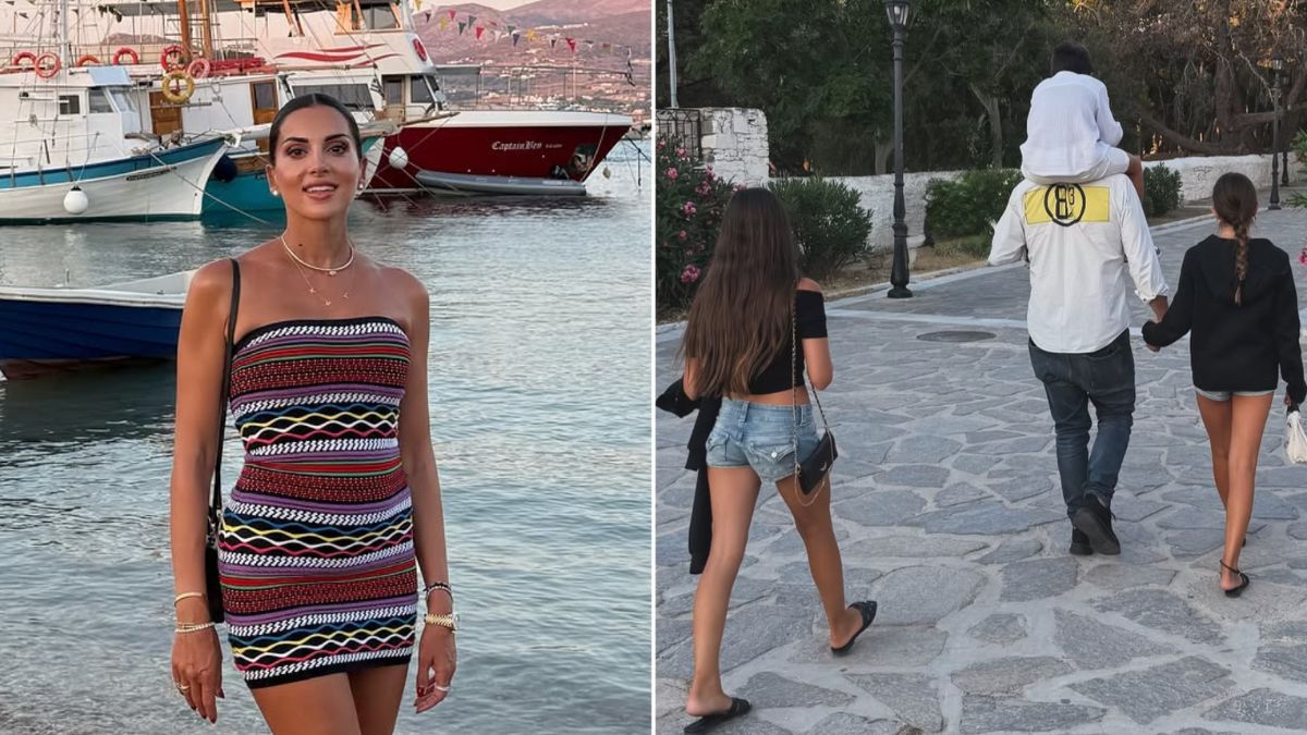 Σταματίνα Τσιμτσιλή: Όμορφες καλοκαιρινές στιγμές με τον Θέμη Σοφό και τα παιδιά τους