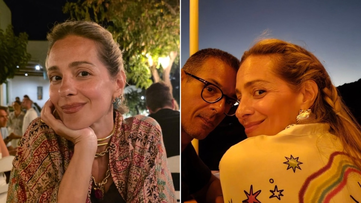 Νατάσα Μποφίλιου: Οι ανέμελες στιγμές στη Φολέγανδρο και το τρυφερό στιγμιότυπο με τον Χρήστο Κορτσέλη