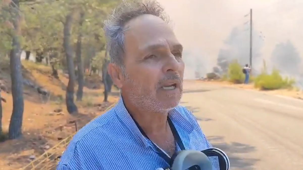 Σταμάτης Γαρδέλης από το μέτωπο της φωτιάς: «Το τελευταίο πράσινο που είχε μείνει στην Αττική το κάψαμε»