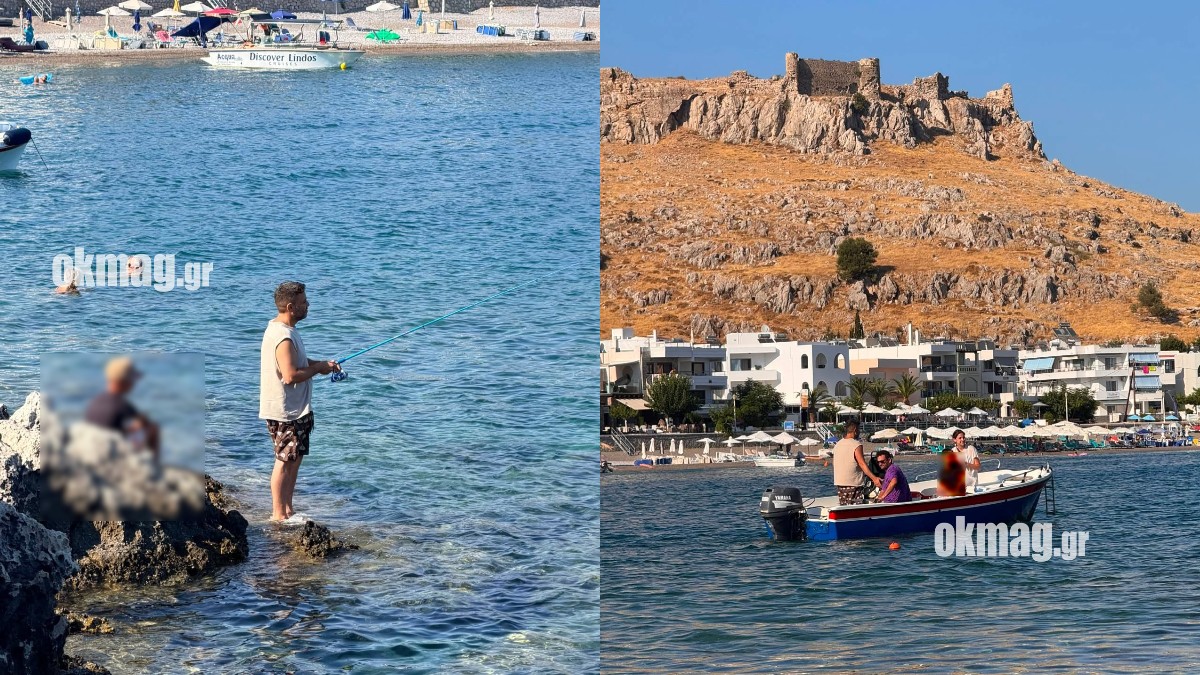 Αποκλειστικό: Ο Γιώργος Γιαννιάς με τους γιους του για ψάρεμα στη Ρόδο – Οι εικόνες από το Χαράκι