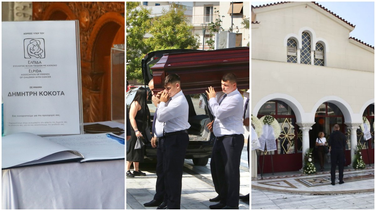 Δημήτρης Κόκοτας: Σε κλίμα συγκίνησης το τελευταίο «αντίο» στον αγαπημένο τραγουδιστή – Οι πρώτες εικόνες