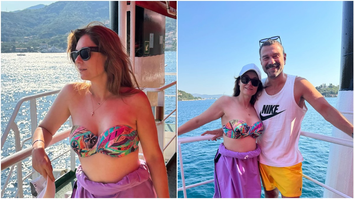 Θάλεια Ματίκα: Με πολύχρωμο μπικίνι και ανεβασμένη διάθεση στις διακοπές της με τον Τάσο Ιορδανίδη