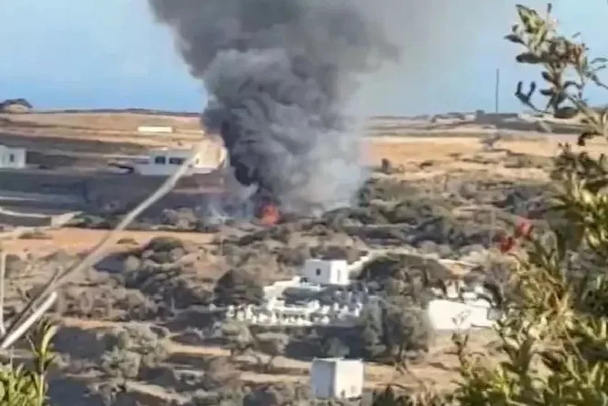 Τραγωδία στη Σίφνο: Τρεις νεκροί από τη συντριβή ιδιωτικού ελικοπτέρου
