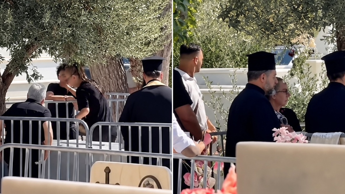 Γιώργος Μαζωνάκης: Βαρύ κλίμα στο τρισάγιο του τραγουδιστή – Συντετριμμένες η μητέρα του και οι αδερφές του