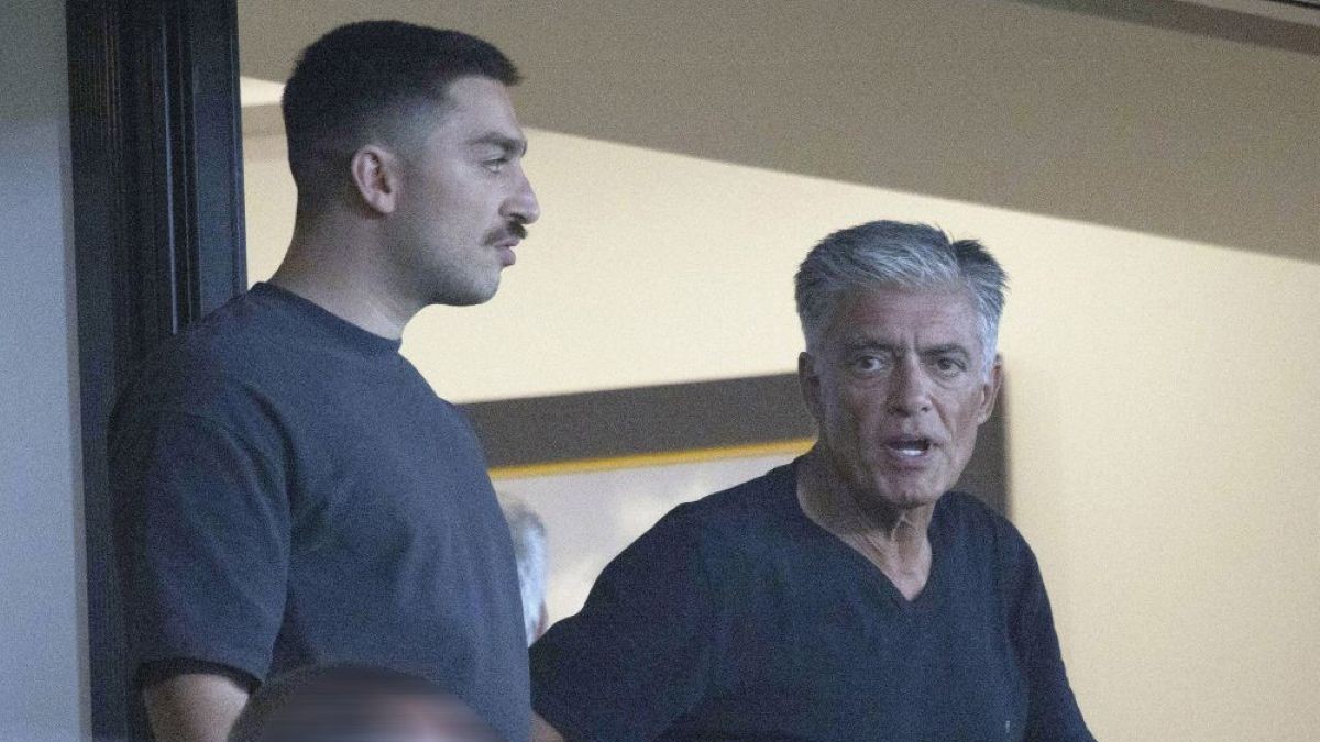 Νίκος Ευαγγελάτος: Στο γήπεδο με τον γιο του, Νικόλα και οι πανηγυρισμοί