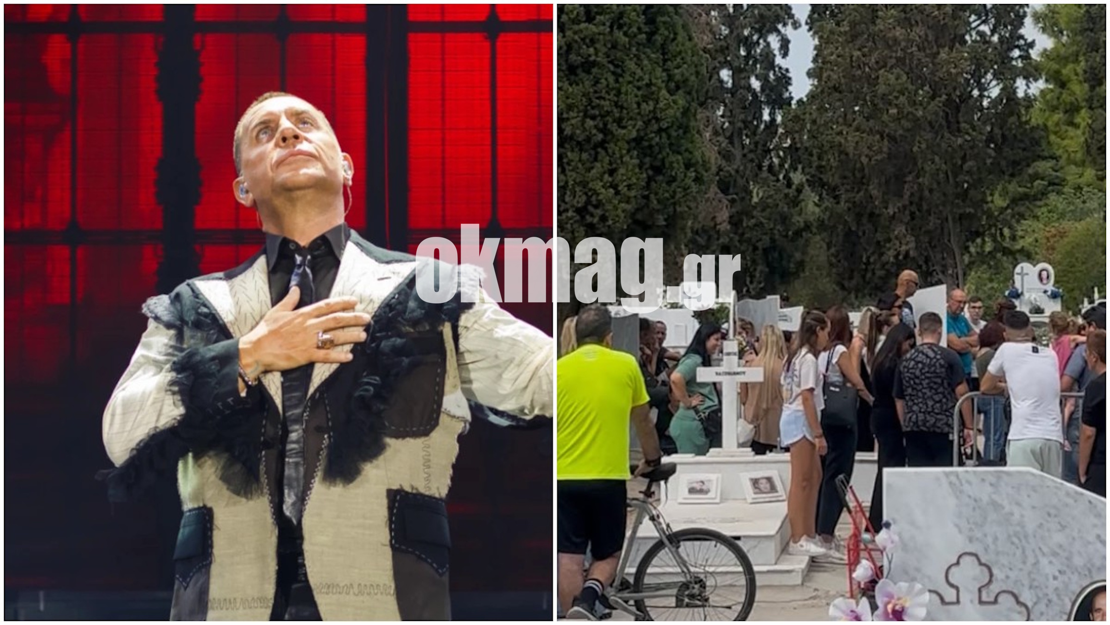 Γιώργος Μαζωνάκης: Πλήθος κόσμος στο μνήμα του καλλιτέχνη 11 ημέρες μετά τον θάνατό του – Οι θαυμαστές δεν σταματούν να τον επισκέπτονται