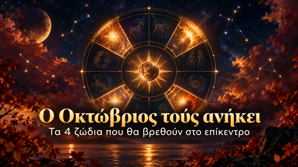 Ο Οκτώβριος τούς ανήκει: Τα 4 ζώδια που θα βρεθούν στο επίκεντρο