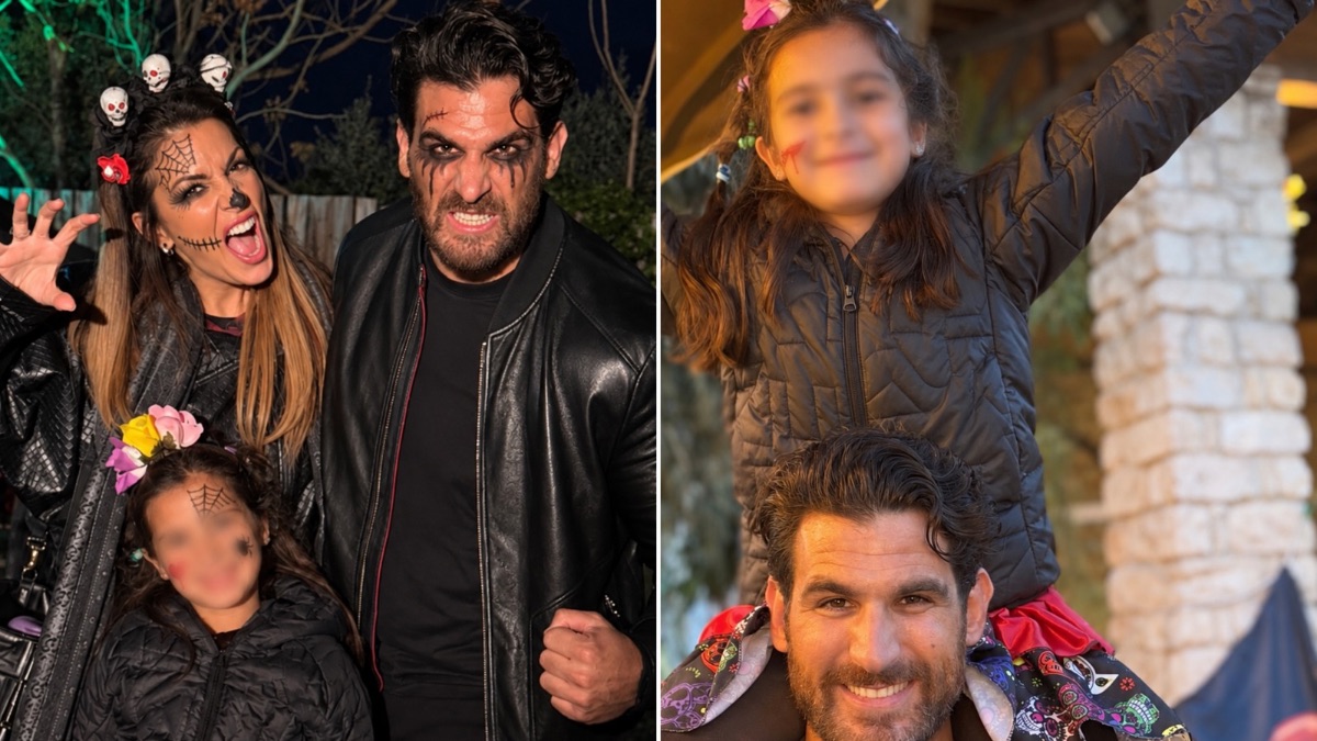 Ελένη Χατζίδου – Ετεοκλής Παύλου: Γιόρτασαν το Halloween ποζάροντας μεταμφιεσμένοι μαζί με την κόρη της