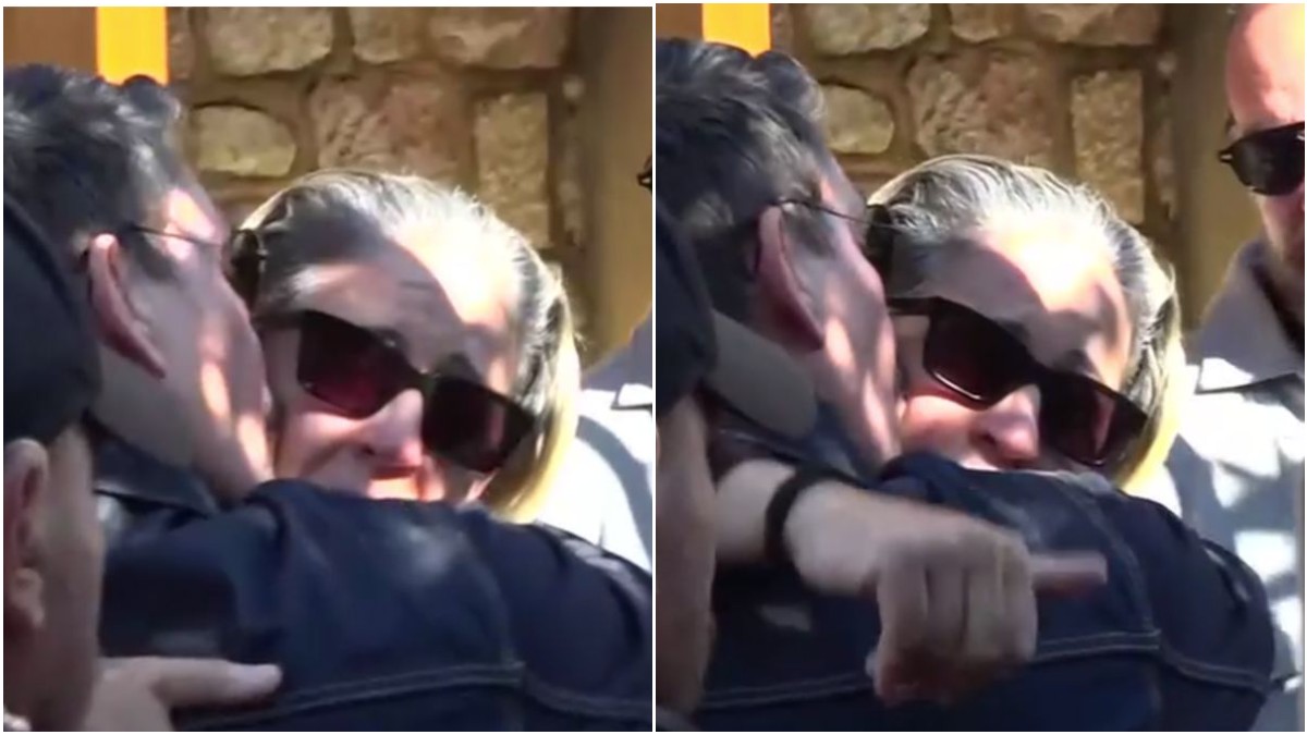 Γιώργος Μαζωνάκης: Συντετριμμένη η αδελφή του Μαρία στο 40ημερο μνημόσυνο – Ξέσπασε σε λυγμούς στην αγκαλιά δικών της ανθρώπων